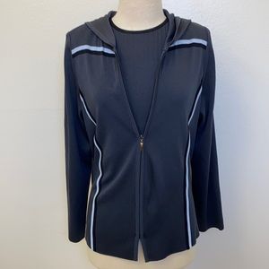 Misook Gray Sweater Top Set S